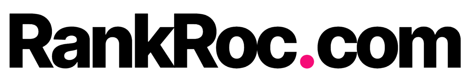 RankRoc.com SEO logo - Black Writing